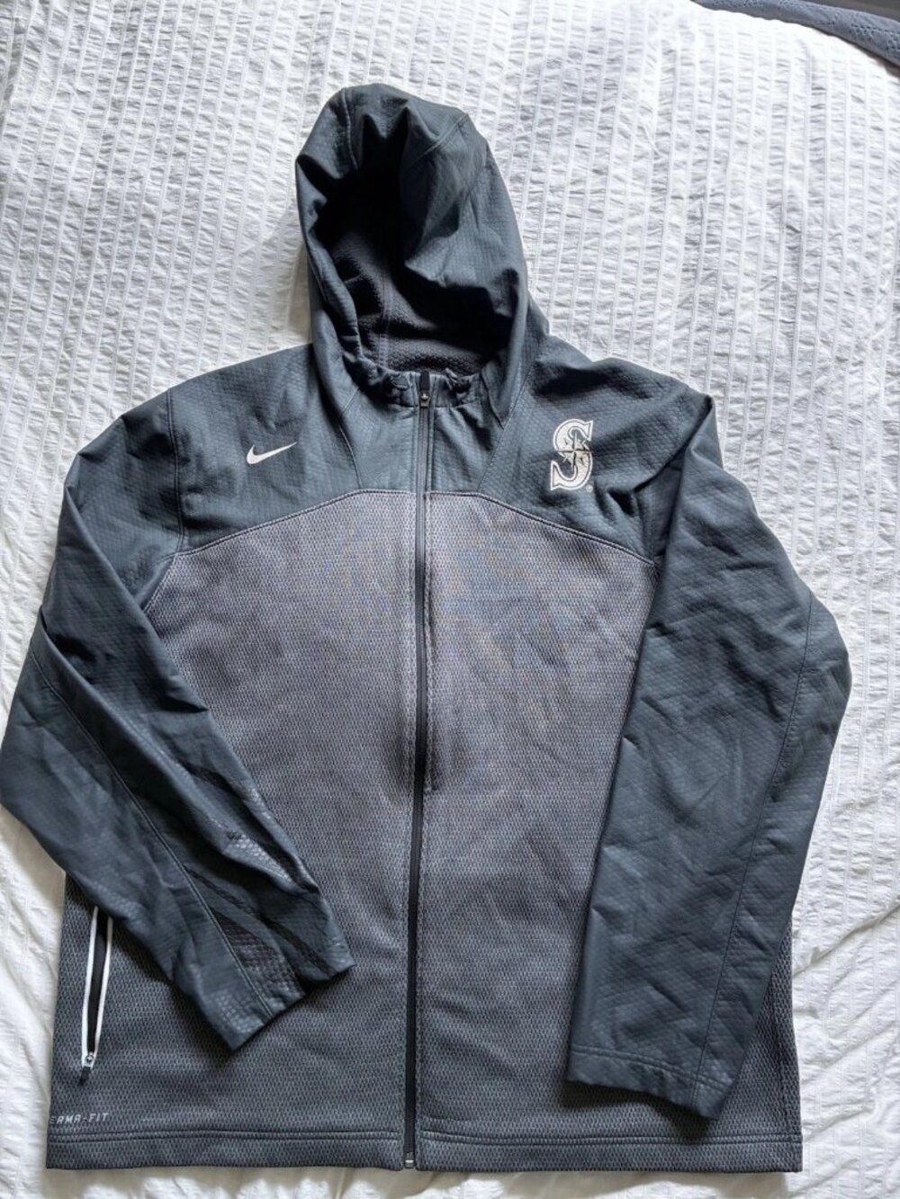Nike Seattle Mariners Therma-FIT Full Zip Hoodie Jacket MLB Men's 2XL